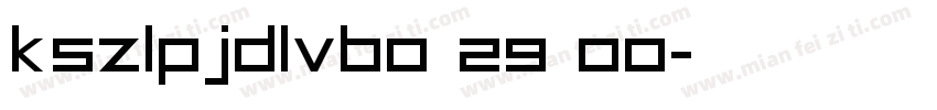 KSZLPJDLVB0 29 00字体转换